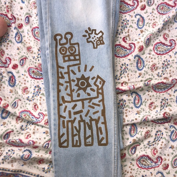 Vintage California Coast Print Jeans - Picture 3 of 14